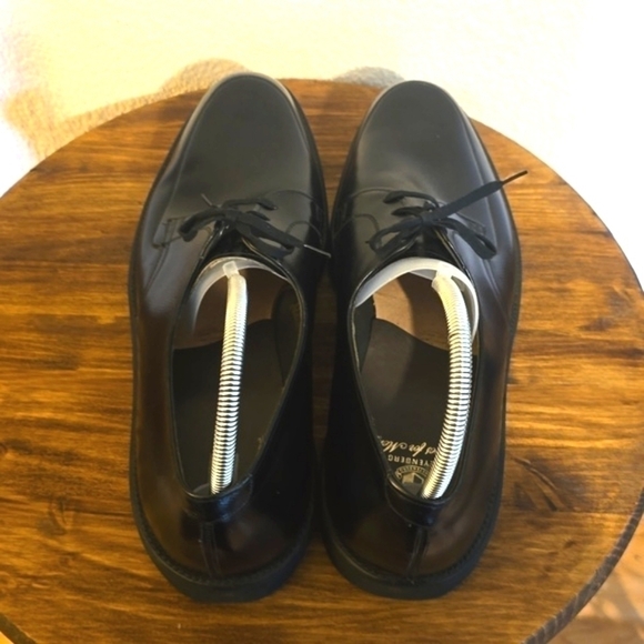 Weyenberg Mens Black Premium leather Dress Shoes lace up New! Sz.14 - Picture 3 of 12